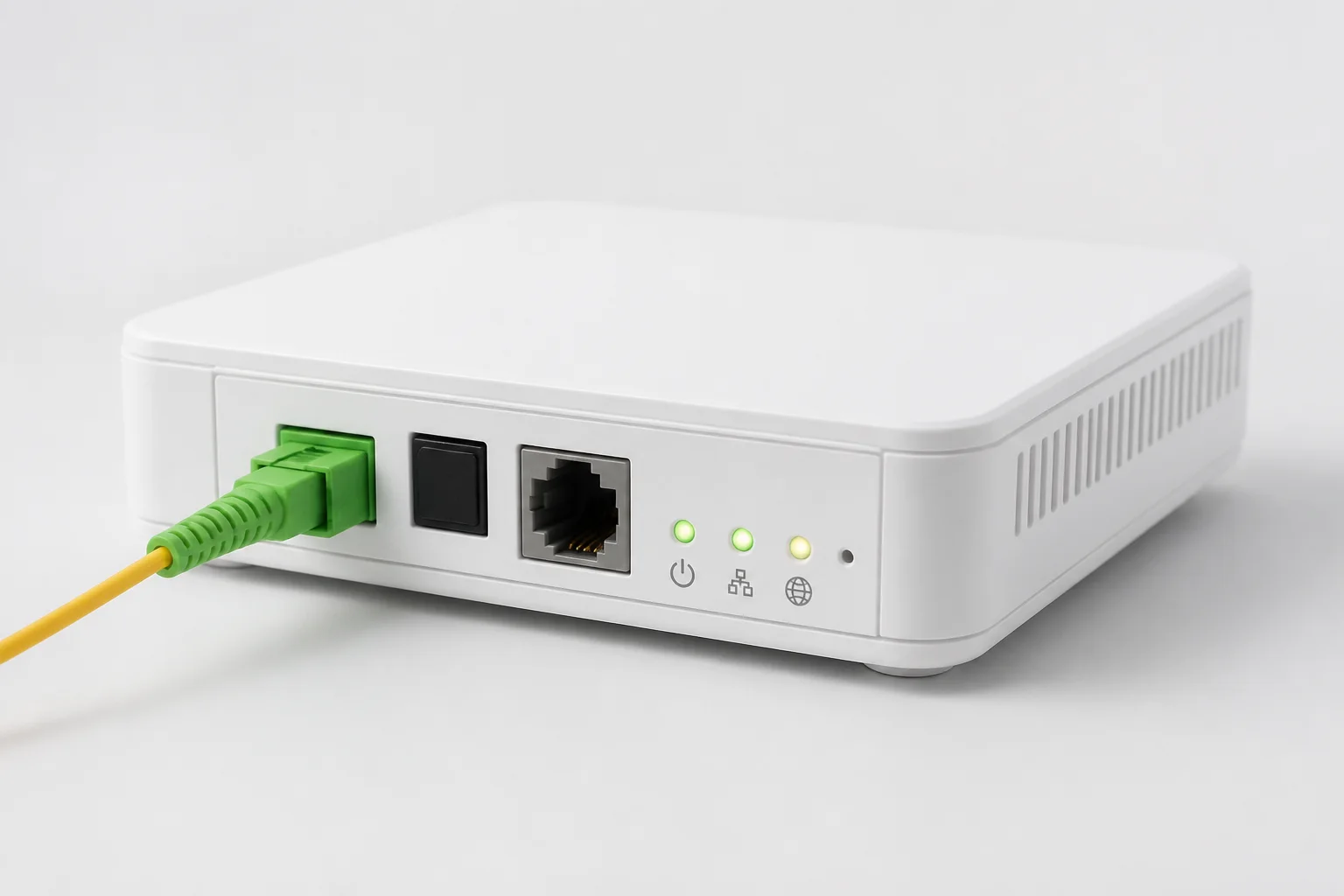 Optical network terminal met glasvezeltransceiver